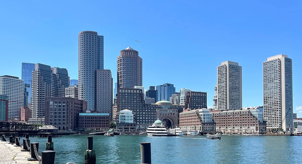 Boston skyline, 2024