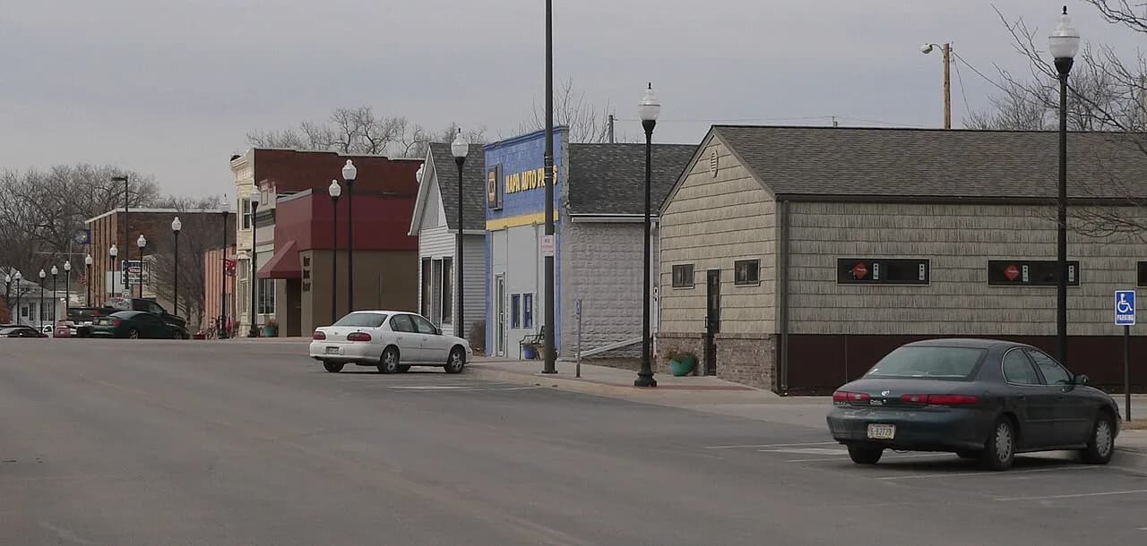 Downtown Valley, Nebraska