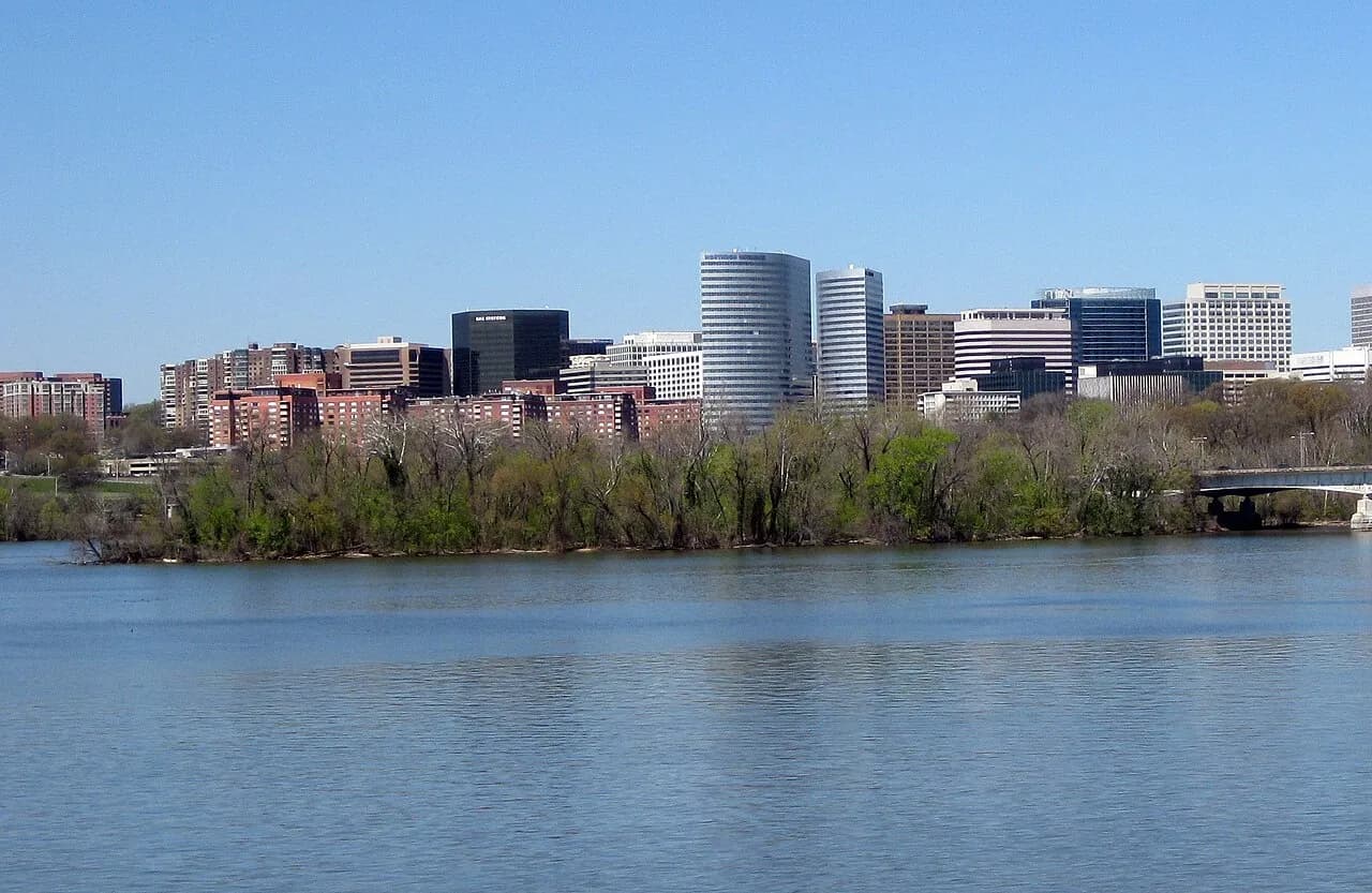 Washington, D.C., and the Rosslyn skyline